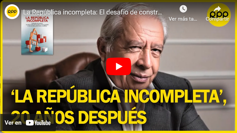 La República incompleta: El desafío de construir un nuevo orden político