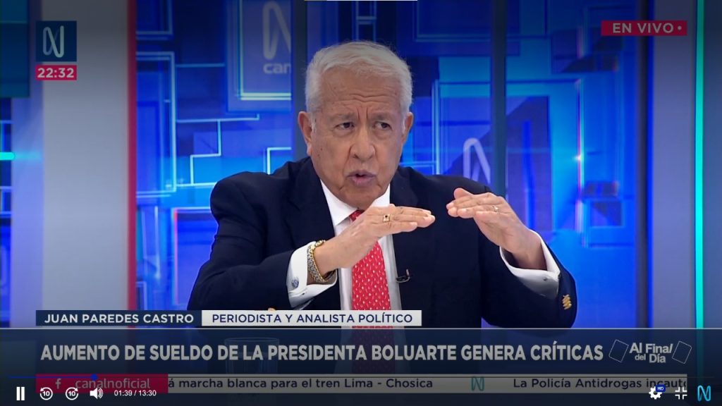 JPC alerta que expresidentes pedirán más pensión tras alza a Boluarte (Canal N)
